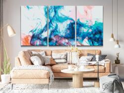  Festés számok szerint - Színes minta 4 (3 db-os készlet) Méret: 40x60cm (3db), Keretezés: Keret nélkül (csak a vászon)