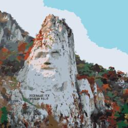  Festés számok szerint - Decebalus-szobor, Románia Méret: 50x50cm, Keretezés: Keret nélkül (csak a vászon)