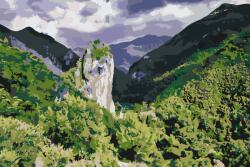Festés számok szerint - Orsomarso, Calabria, Olaszország Méret: 40x60cm, Keretezés: Keret nélkül (csak a vászon)