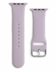 Hurtel APS szilikon csereszíj Apple Watch 9 / 8 / 7 / 6 / 5 / 4 / 3 / 2 / SE (41 / 40 / 38mm) lila