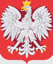 Festés számok szerint - Lengyelország címere Méret: 40x50cm, Keretezés: Keret nélkül (csak a vászon)