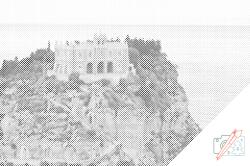  PontPöttyöző - Tropea, Calibria, Olaszország Méret: 40x60cm, Keretezés: Keret nélkül (csak a vászon), Szín: Piros