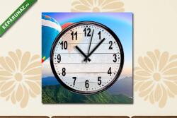 Vászonkép óra, Premium Kollekció: Csodás utazás(25x25 cm C01)