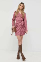 GUESS ruha AYLA rózsaszín, mini, egyenes, W2BK83 WF1T2 - rózsaszín S - answear - 38 990 Ft