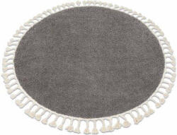 Berber Szőnyeg BERBER 9000 kör barna Rojt shaggy kör 160 cm (GR4018)
