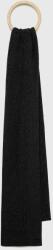 Michael Kors sál gyapjú keverékből fekete, sima - fekete Univerzális méret - answear - 20 385 Ft