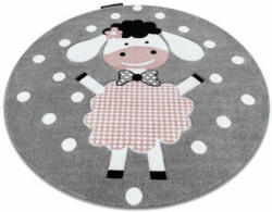 Dolly PETIT szőnyeg DOLLY овце kör szürke kör 160 cm (GR2990)
