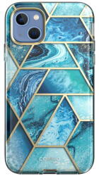 SUPCASE Carcasa stylish Supcase Cosmo compatibila cu iPhone 13/14, Protectie display, Ocean Blue (843439118584)