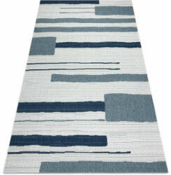My carpet company kft Szőnyeg COLOR 19676369 SISAL vonalak bézs / син 120x170 cm (B1429)