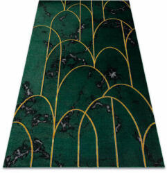 Art EMERALD szőnyeg 1016 glamour, elegáns art deco, márvány üveg zöld / arany 180x270 cm (AF396)