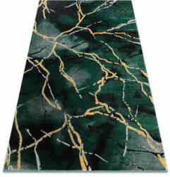 Glamour EMERALD szőnyeg 1018 glamour, elegáns márvány üveg zöld / arany 140x190 cm (AF432)