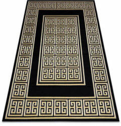 Gloss Modern GLOSS szőnyeg 6776 86 elegáns, görög fekete / arany 180x270 cm (AT3513)