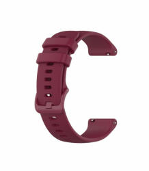  Curea silicon vișinie, telescop QR, 22mm -420422 - ceas-shop