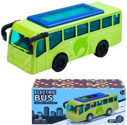 Autobuz de jucarie pentru copii, cu baterii, sunete si lumini, 15.5 cm (NBN0008574)