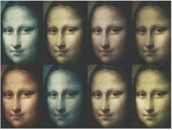 Artgeist Fotótapéta - Mona Lisa (pop art) - terkep-center - 32 600 Ft