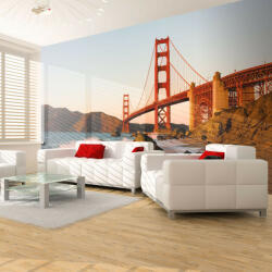 Artgeist Fotótapéta - Golden Gate Bridge - sunset, San Francisco - terkep-center - 30 591 Ft