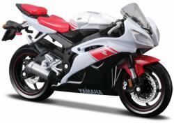 Maisto Machetă moto Maisto [1: 18] - Yamaha YZF-R6 - White/Red (DCC-MAI07081W)