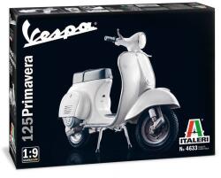 Italeri Machetă moto Italeri [1: 9] - Vespa Primavera 125 Kit plastic - Necesită lipire și vopsire (DCC-ITA4633)