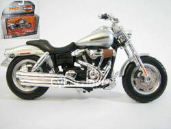 Maisto Machetă moto Maisto [1: 18] - Harley-Davidson FXDFSE CVO FAT BOB 2009 - silver [set DCC-MAI31360-36-12] (DCC-MAI17085)