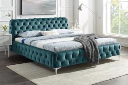 LuxD Design ágy Rococo 180 x 200 cm kék bársony