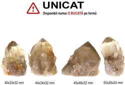 Citrin Kundalini Fantom Congo Cristal Natural Brut - 40-50 x 33-46 x 24-32 mm - ( XXL ) - 1 Buc
