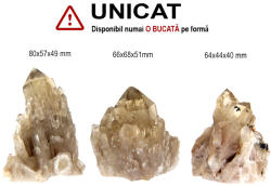 Citrin Kundalini Fantom Congo Cristal Natural Brut - 64-80 x 44-68 x 40-51 mm - ( XXL ) - 1 Buc