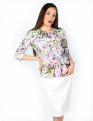 mar. fashion Блуза с ръкав 7/8 и ефектен възел (03401-40А-02)