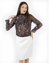 mar. fashion Дамска блуза с дълъг ръкав и ластик в кръста (03421-01a-02)