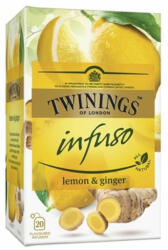 TWININGS Ceai Pentru Infuzie Cu Lamaie Si Ghimbir Twinings 20x1.5g