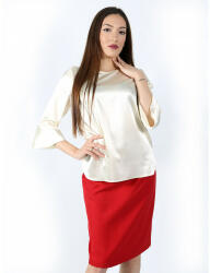 mar. fashion Официална блуза с ръкав 7/8 и странични цепки (02513-13a-02)