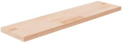 vidaXL Poliță, 80x20x2, 5 cm, lemn masiv de stejar netratat (342936) Raft