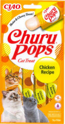 Inaba Foods Churu Pops Recompensa Suculenta cu Pui fara cereale- 4 x 15 g
