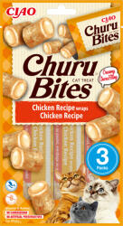 Inaba Churu Bites Recompense pentru Pisici cu Pui fara cereale - 3 x 10 g