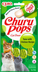 Inaba Foods Churu Pops Recompensa Suculenta cu Pui si Ton fara cereale - 4 x 15 g