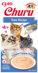 Inaba Foods Churu Recompensa Cremoasa cu Ton fara cereale - 4 x 14 g
