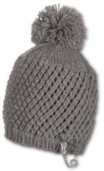 Sterntaler Căciulă tricotată pentru copii cu pompon Sterntaler - 51 cm, 18-24 luni, gri (70361-583)