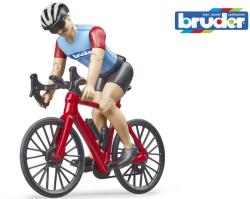 BRUDER Kerékpáros férfi figura kerékpárral BRUDER (63110) (BRUDER-63110)