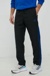 adidas pantaloni de trening barbati, culoarea negru, cu imprimeu 9BYY-SPM092_99X