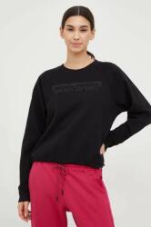 DKNY bluza femei, culoarea negru, cu imprimeu 9BYY-BLD03T_99X