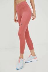 adidas Performance leggins de alergare Run Icons femei, culoarea portocaliu, neted 9BYY-LGD0BD_32X