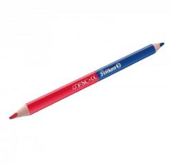Pelikan Színes ceruza postairón PELIKÁN piros-kék vastag (00810838)