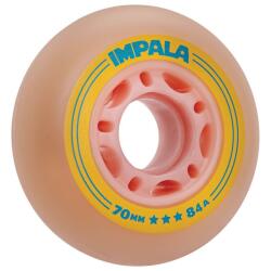 Impala Rollerskates Impala Inline Wheels 70mm 84A (4buc) - Pink/Yellow