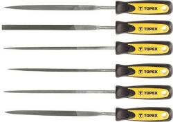 TOPEX Tűreszelő Készlet 10R. 3*140 mm (06A015)