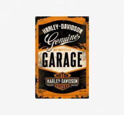 Tac Signs - Plăcuță metalică decorativă 3D [40x60cm] - Harley Garage (DCC-TACG3D24001)