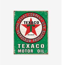 Tac Signs - Plăcuță metalică decorativă [32x41cm] - Texaco Oil Weathered (DCC-TACD1927)