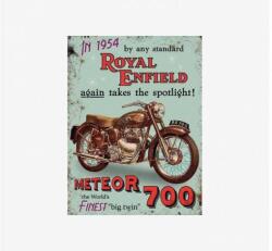 Tac Signs - Plăcuță metalică decorativă [30x40cm] - Royal Enfield Meteor 700 (DCC-TACBK5715)