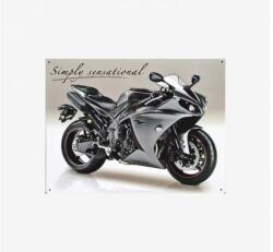 Tac Signs - Plăcuță metalică decorativă [30x41cm] - Yamaha R1 (DCC-TACJO50905)