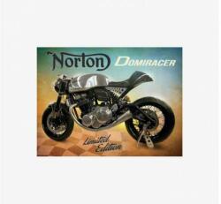 Tac Signs - Plăcuță metalică decorativă [30x40cm] - Norton Domiracer (DCC-TACBK20078)
