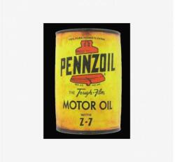 Tac Signs - Plăcuță metalică decorativă [30x40cm] - Pennzoil Motor Oil (DCC-TACSP1370)