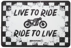 Oxford - Plăcuță metalică decorativă - RIDE - 30x20cmx0.25mm (OX-OX388)